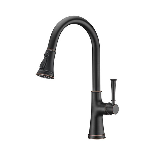 KSK1129RB - Single Handle Pull-Down Kitchen Faucet  KSK1129 - Oil Rubbed Bronze  Finish | Kunal Kitchens