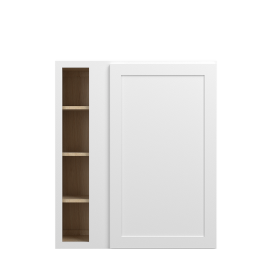 Bedford Ready to Assemble 36 in. W x 42 in. H x 12 in. D Plywood Blind Wall Corner Cabinet in Painted White | Kunal Kitchens