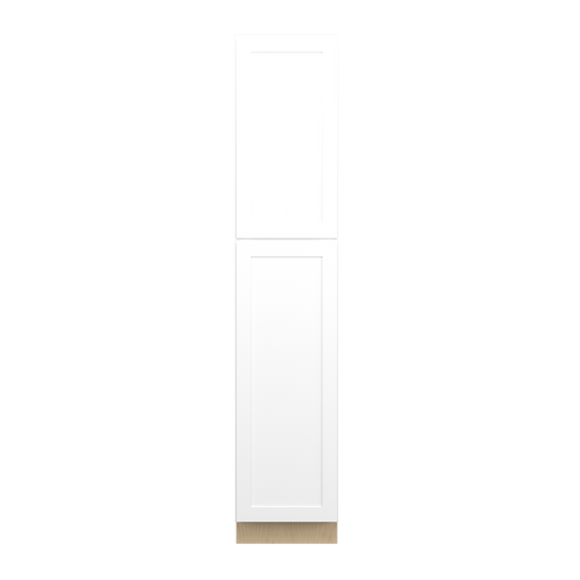 Bedford Ready to Assemble 18 in. W x 90 in. H x 24 in. D Plywood Tall Cabinet in Painted White | Kunal Kitchens