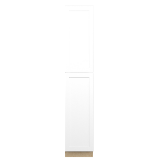 Bedford Ready to Assemble 18 in. W x 96 in. H x 24 in. D Plywood Tall Cabinet in Painted White | Kunal Kitchens