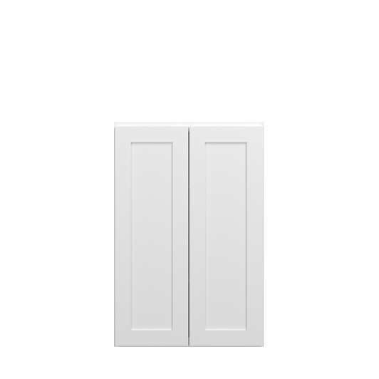 Bedford Ready to Assemble 24 in. W x 36 in. H x 12 in. D Plywood Wall Cabinet in Painted White | Kunal Kitchens