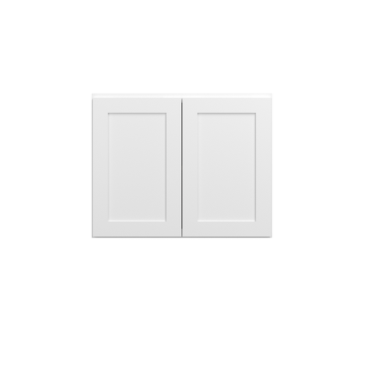 Bedford Ready to Assemble 30 in. W x 24 in. H x 12 in. D Plywood Wall Cabinet in Painted White | Kunal Kitchens