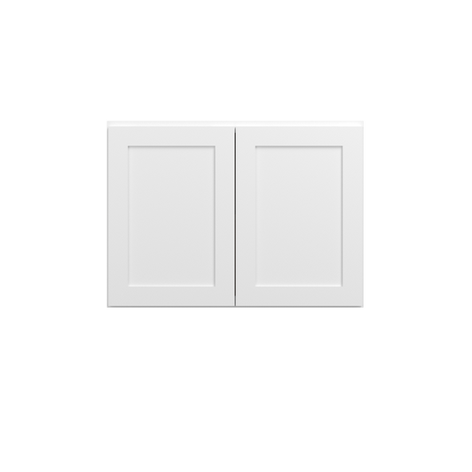 Bedford Ready to Assemble 33 in. W x 24 in. H x 12 in. D Plywood Wall Cabinet in Painted White | Kunal Kitchens