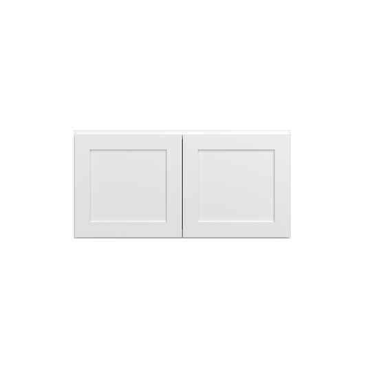 Bedford Ready to Assemble 36 in. W x 18 in. H x 12 in. D Plywood Wall Cabinet in Painted White | Kunal Kitchens