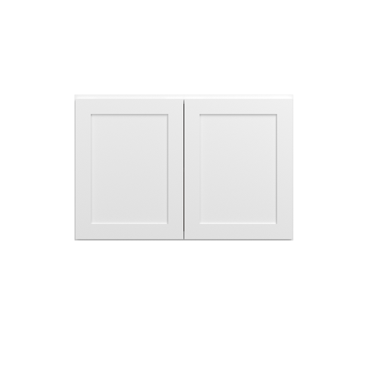 Bedford Ready to Assemble 36 in. W x 24 in. H x 12 in. D Plywood Wall Cabinet in Painted White | Kunal Kitchens