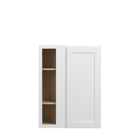 Bedford Assembled 27 in. W x 36 in. H x 12 in. D Plywood Blind Wall Corner Cabinet in Painted White | Kunal Kitchens