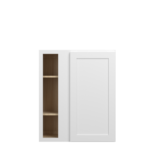 Bedford Assembled 30 in. W x 36 in. H x 12 in. D Plywood Blind Wall Corner Cabinet in Painted White | Kunal Kitchens