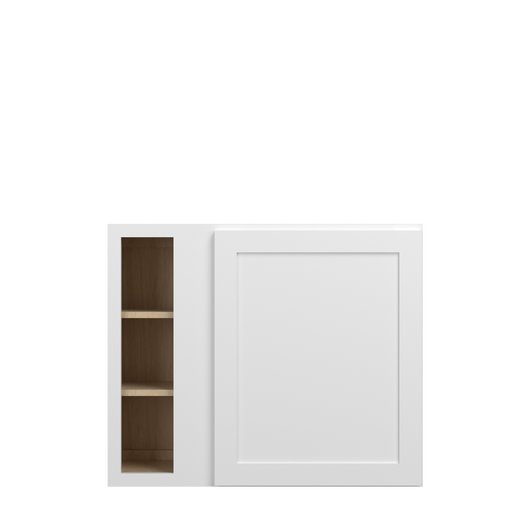 Bedford Assembled 36 in. W x 30 in. H x 12 in. D Plywood Blind Wall Corner Cabinet in Painted White | Kunal Kitchens