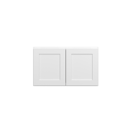 Bedford Assembled 30 in. W x 18 in. H x 12 in. D Plywood Wall Cabinet in Painted White | Kunal Kitchens