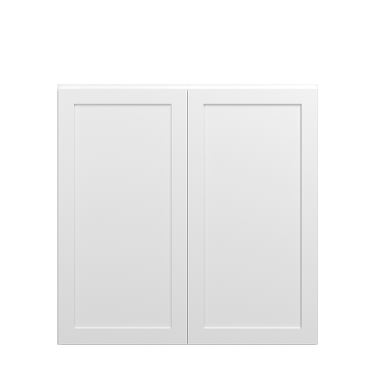 Bedford Assembled 42 in. W x 42 in. H x 12 in. D Plywood Wall Cabinet in Painted White | Kunal Kitchens