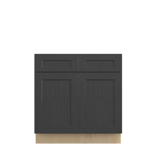 JAMESTOWN Ready to Assemble 33 in. W x 34.5 in. H x 24 in. D Plywood Base Cabinet in Espresso | Kunal Kitchens