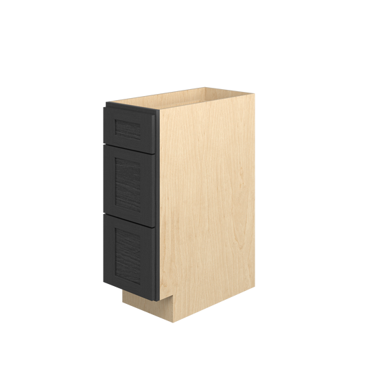 JAMESTOWN Ready to Assemble 12 in. W x 34.5 in. H x 24 in. D Plywood Drawer Base Cabinet in Espresso | Kunal Kitchens