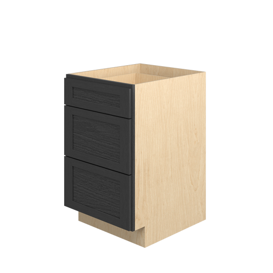 JAMESTOWN Ready to Assemble 21 in. W x 34.5 in. H x 24 in. D Plywood Drawer Base Cabinet in Espresso | Kunal Kitchens