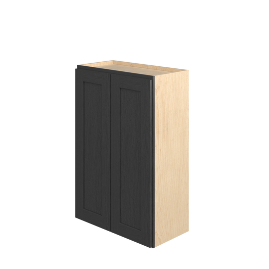 JAMESTOWN Ready to Assemble 24 in. W x 36 in. H x 12 in. D Plywood Wall Cabinet in Espresso | Kunal Kitchens