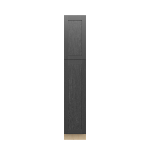 JAMESTOWN Assembled 15 in. W x 84 in. H x 21 in. D Plywood Vanity Linen Cabinet in Espresso | Kunal Kitchens