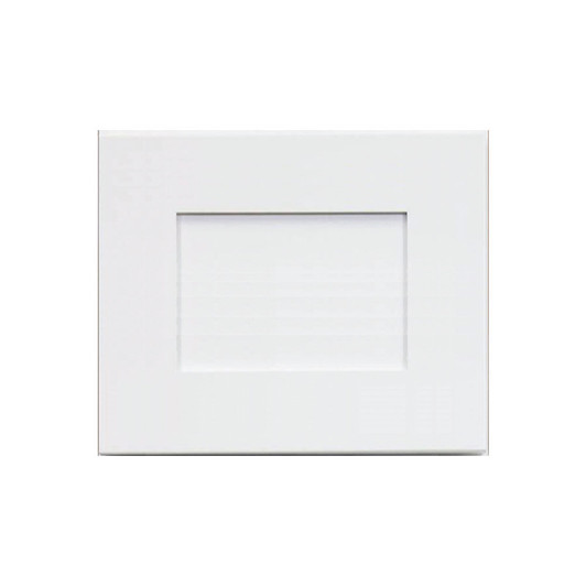 NORFOLK 13 in. W x 13 in. H x 0.25 in. D Door Sample in Painted White | Kunal Kitchens