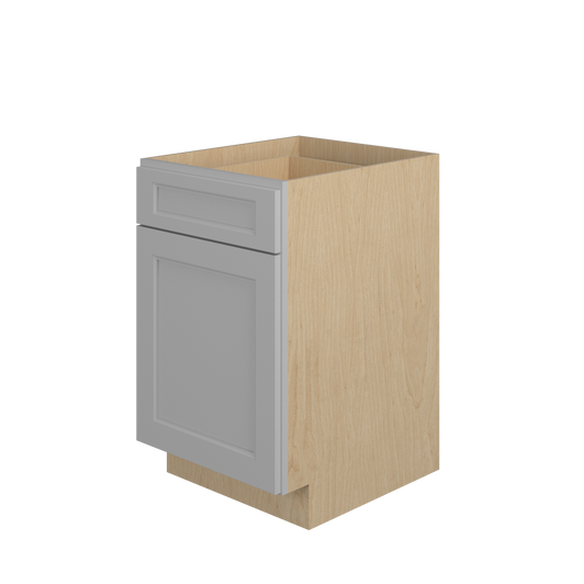 ROCKINGHAM Ready to Assemble 21 in. W x 34.5 in. H x 24 in. D Plywood Base Cabinet w/(1) Roll-out Tray in Painted Stratus | Kunal Kitchens