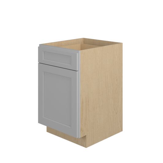 ROCKINGHAM Ready to Assemble 21 in. W x 34.5 in. H x 24 in. D Plywood Base Cabinet w/(2) Roll-out Trays in Painted Stratus | Kunal Kitchens