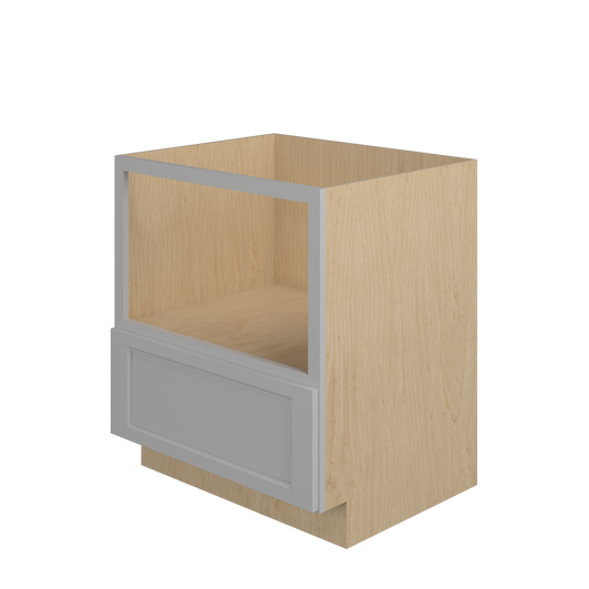 ROCKINGHAM Ready to Assemble 30 in. W x 34.5 in. H x 24 in. D Plywood Base Microwave Cabinet in Painted Stratus | Kunal Kitchens