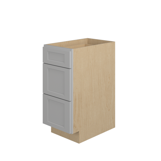 ROCKINGHAM Ready to Assemble 15 in. W x 34.5 in. H x 24 in. D Plywood Drawer Base Cabinet in Painted Stratus | Kunal Kitchens
