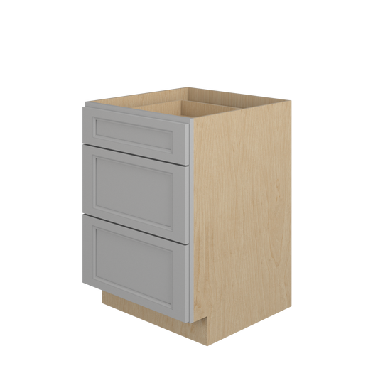 ROCKINGHAM Ready to Assemble 24 in. W x 34.5 in. H x 24 in. D Plywood Drawer Base Cabinet in Painted Stratus | Kunal Kitchens