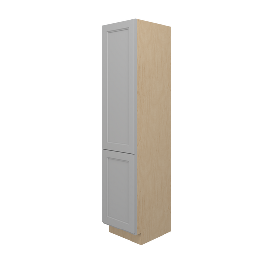 ROCKINGHAM Ready to Assemble 18 in. W x 84 in. H x 21 in. D Plywood Vanity Linen Cabinet in Painted Stratus | Kunal Kitchens