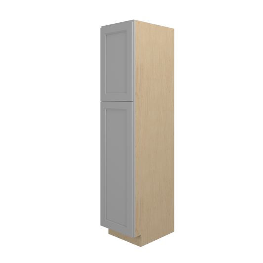 ROCKINGHAM Ready to Assemble 18 in. W x 84 in. H x 24 in. D Plywood Tall Cabinet in Painted Stratus | Kunal Kitchens