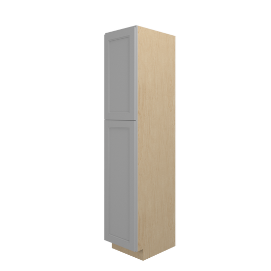 ROCKINGHAM Ready to Assemble 18 in. W x 90 in. H x 24 in. D Plywood Tall Cabinet in Painted Stratus | Kunal Kitchens