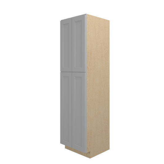ROCKINGHAM Ready to Assemble 24 in. W x 90 in. H x 24 in. D Plywood Tall Cabinet in Painted Stratus | Kunal Kitchens