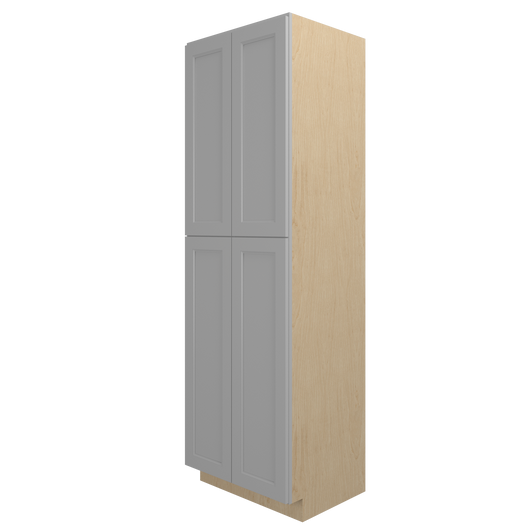 ROCKINGHAM Ready to Assemble 30 in. W x 96 in. H x 24 in. D Plywood Tall Cabinet in Painted Stratus | Kunal Kitchens