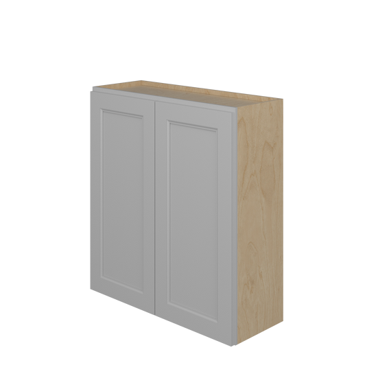 ROCKINGHAM Ready to Assemble 33 in. W x 36 in. H x 12 in. D Plywood Wall Cabinet in Painted Stratus | Kunal Kitchens