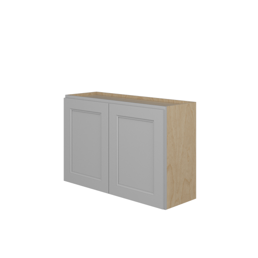 ROCKINGHAM Ready to Assemble 36 in. W x 24 in. H x 12 in. D Plywood Wall Cabinet in Painted Stratus | Kunal Kitchens