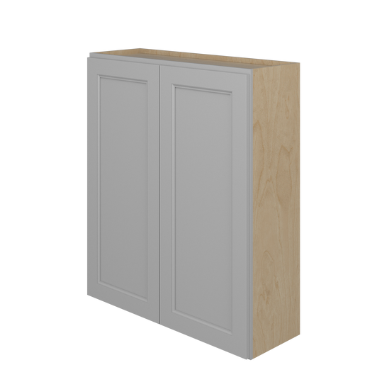 ROCKINGHAM Ready to Assemble 36 in. W x 42 in. H x 12 in. D Plywood Wall Cabinet in Painted Stratus | Kunal Kitchens