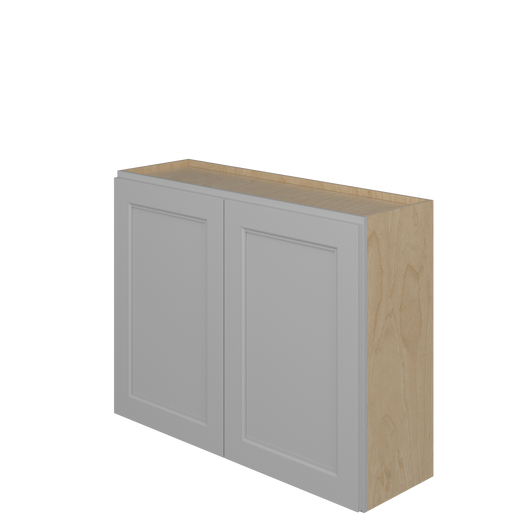 ROCKINGHAM Ready to Assemble 39 in. W x 30 in. H x 12 in. D Plywood Wall Cabinet in Painted Stratus | Kunal Kitchens
