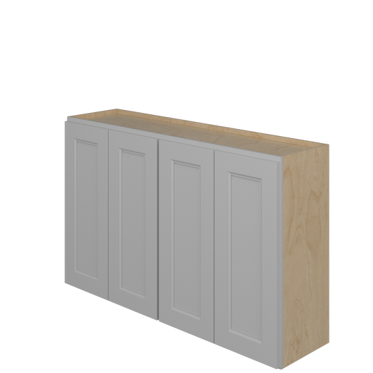 ROCKINGHAM Ready to Assemble 48 in. W x 30 in. H x 12 in. D Plywood Wall Cabinet in Painted Stratus | Kunal Kitchens