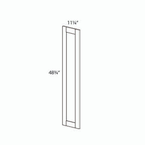 ROCKINGHAM 0.75 in. W x 49.25 in. H x 11 in. D Tall Decorative Door in Painted Stratus | Kunal Kitchens