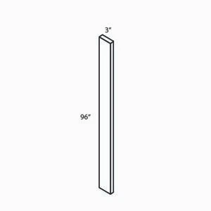 GLOUCESTER 96 in. W x 3 in. H x 0.75 in. D Tall Filler in Toffee | Kunal Kitchens