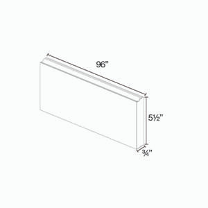 PORTSMOUTH 96 in. W x 5.5 in. H x 0.75 in. D Furniture Base Molding in Bordeaux | Kunal Kitchens