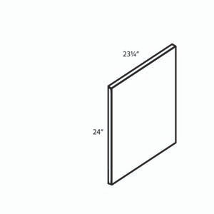 PORTSMOUTH 0.25 in. W x 24 in. H x 23.25 in. D Wall End Panel in Bordeaux | Kunal Kitchens