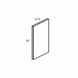 CUMBERLAND 0.25 in. W x 36 in. H x 14.25 in. D Wall End Panel in Painted Stratus | Kunal Kitchens
