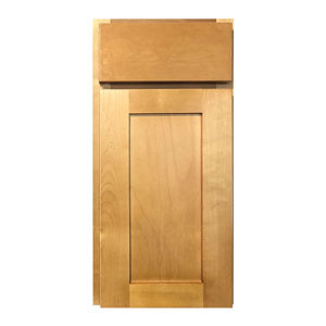 ABERDEEN 12 in. W x 24 in. H x 0.25 in. D Door w/Drawer Front Sample in Caramel | Kunal Kitchens