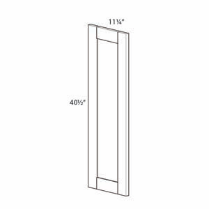 CHARLOTTE 0.75 in. W x 41 in. H x 11.25 in. D Wall Decorative Door in Bordeaux | Kunal Kitchens