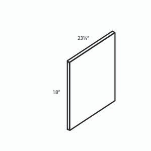 CHARLOTTE 0.25 in. W x 18 in. H x 23.25 in. D Wall End Panel in Bordeaux | Kunal Kitchens