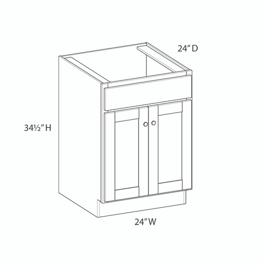 SB24B - PRISM-ROCKINGHAM WHITE | Kunal Kitchens