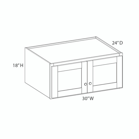W3018X24B - PRISM-BEDFORD HURRICANE | Kunal Kitchens