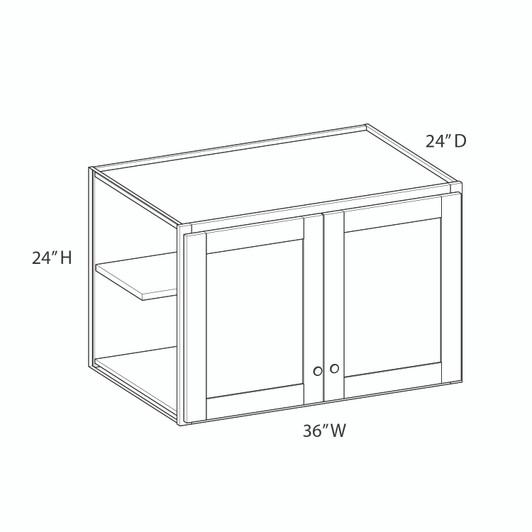 W3624X24B - PRISM-BEDFORD HURRICANE | Kunal Kitchens