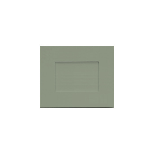 Norfolk 13 in. W x 13 in. H x 0.25 in. D Door Sample in Olive | Kunal Kitchens