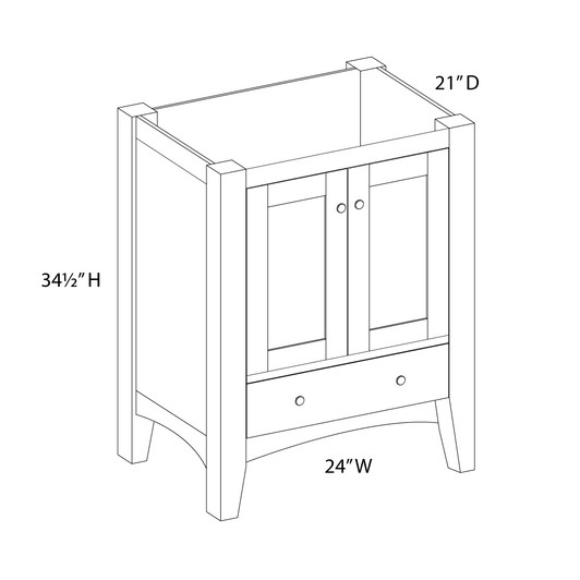 VBD2421S - PRISM-NORFOLK CHARCOAL | Kunal Kitchens