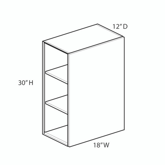 Saratoga W1830 Wall Cabinet | Kunal Kitchens