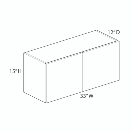 Ithaca W3315B Wall Cabinet | Kunal Kitchens